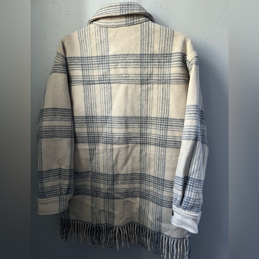 MUNTHE Cosma Wool Blend Coat In Nature Size 4 New - Picture 4 of 10